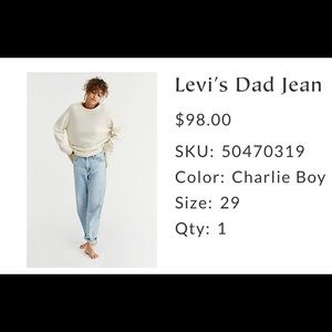 Levi’s “Dad” Jean